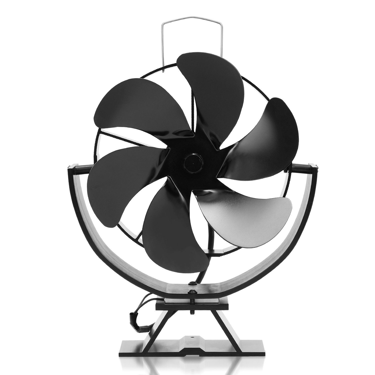 Clanmacy Kaminventilator 6 Flügel Kaminofen Ventilator Ofenventilator Strom günstig online kaufen