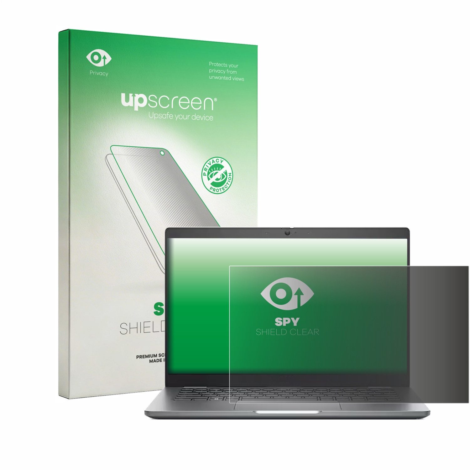 upscreen Displayschutzfolie Sichtschutzfolie für Dell Latitude 5340 Laptop, Anti-Spy Privacy Sichtschutz Blickschutzfolie Blaulicht-Schutz