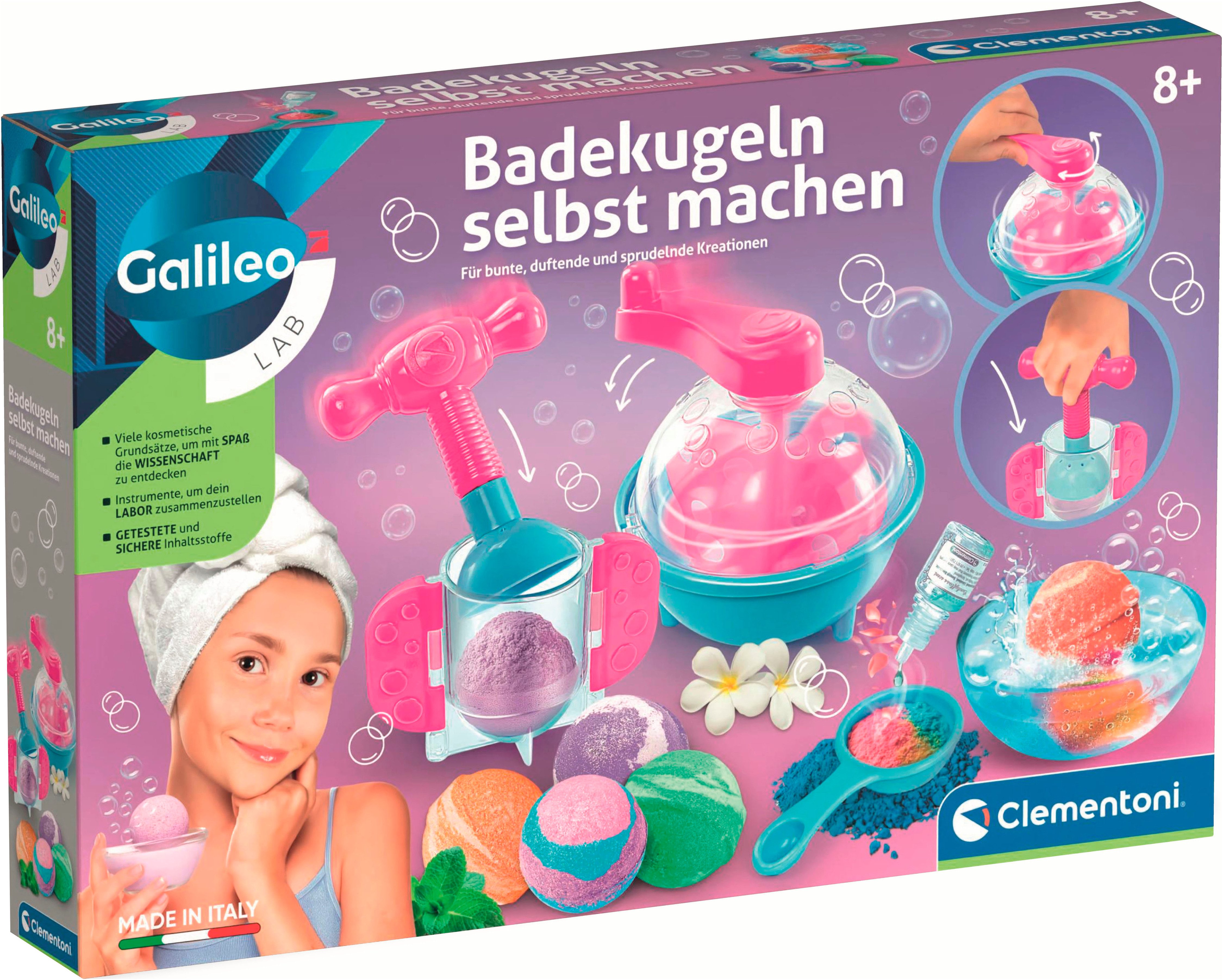Clementoni® Experimentierkasten Galileo Lab, Badekugeln selbst machen