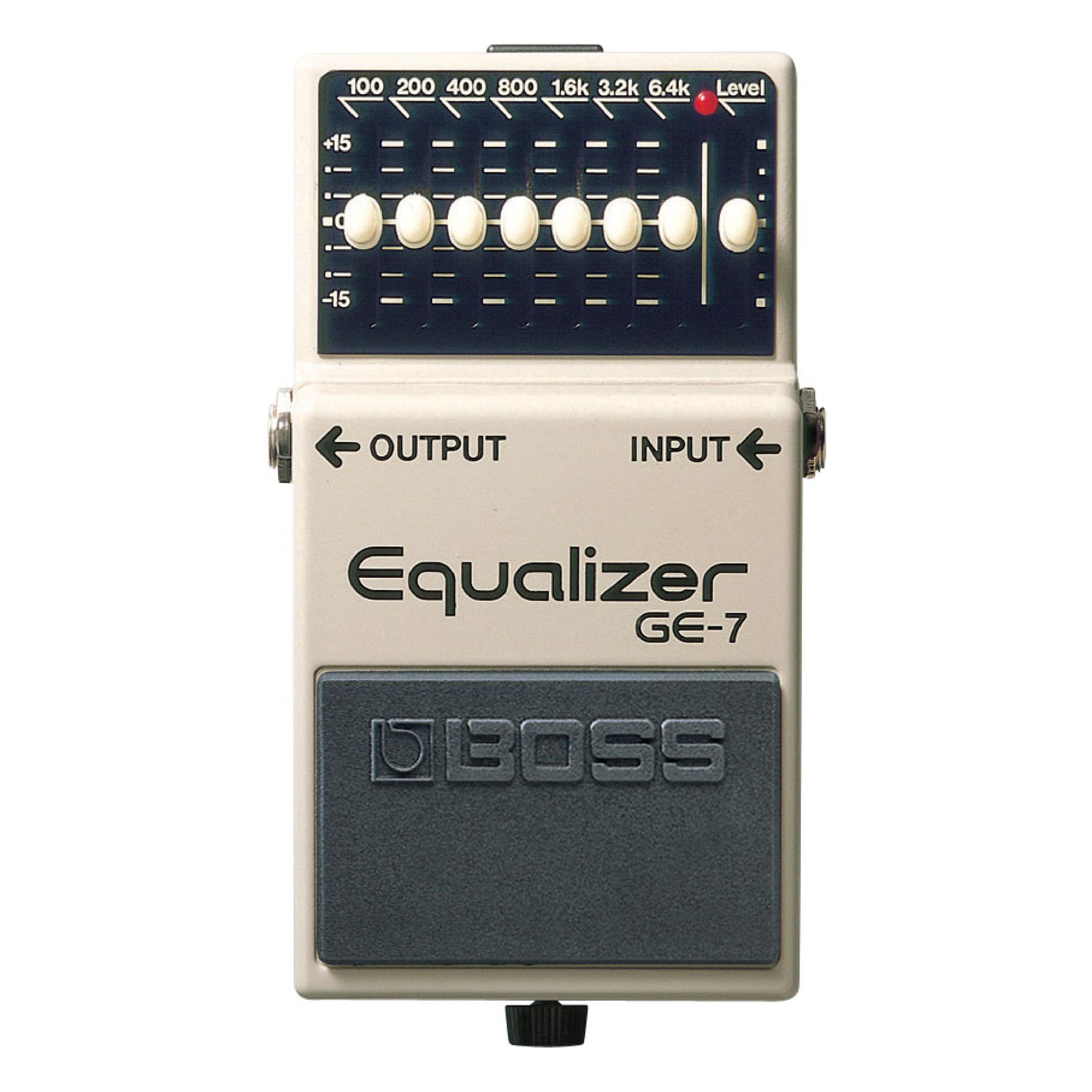 BOSS Musikinstrumentenpedal, GE-7 Graphic Equalizer - Equalizer für Gitarren