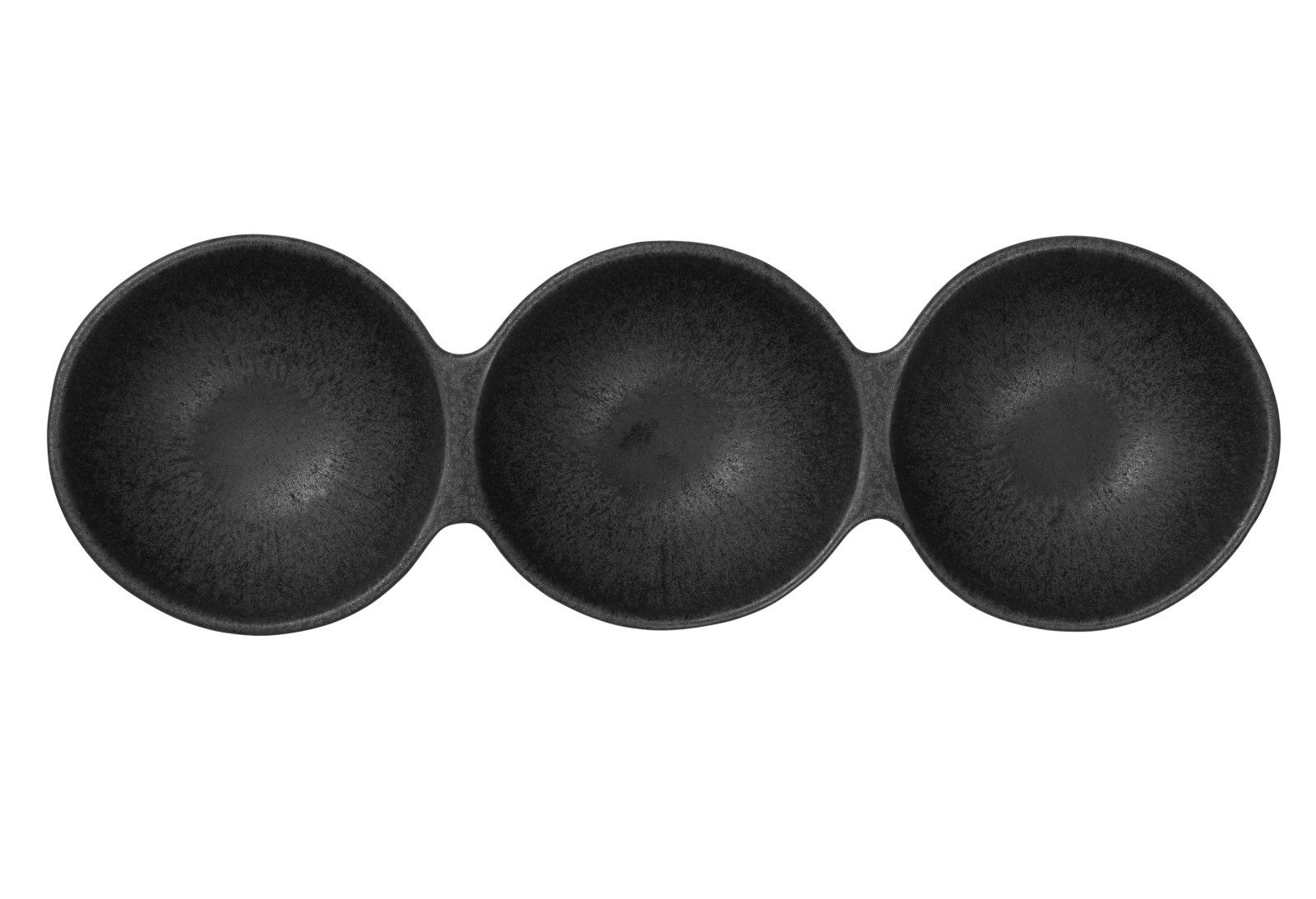 ASA SELECTION Schale Grande 3er Schale black iron 10,5x32cm, Steinzeug, (Schüsseln & Schalen), Küche, Kochen, Backen