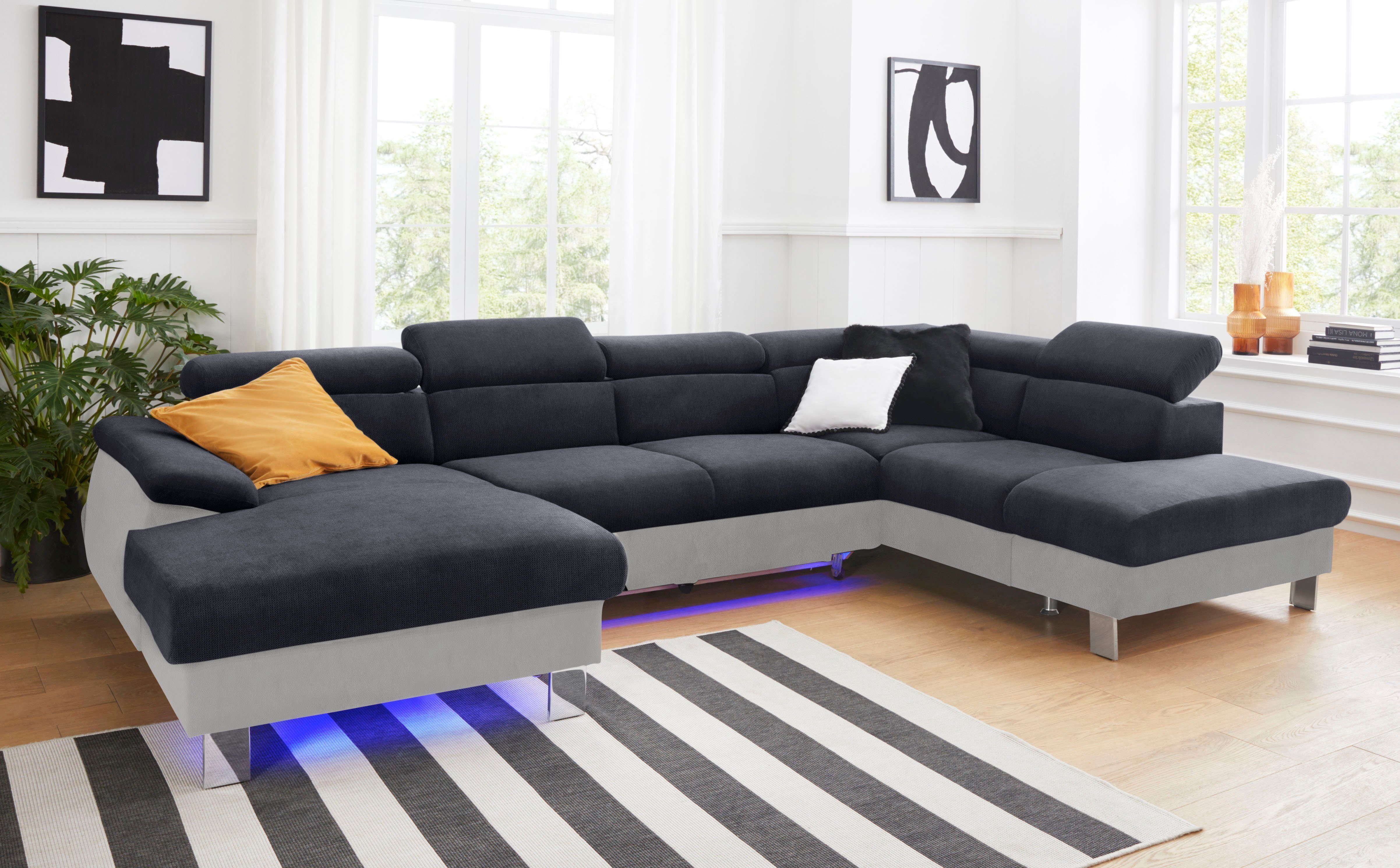 COTTA Polstergarnitur Komaris U-Form, (Set), Set günstig online kaufen