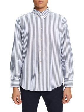 Esprit Langarmhemd Button-Down-Hemd in Oxford-Webart