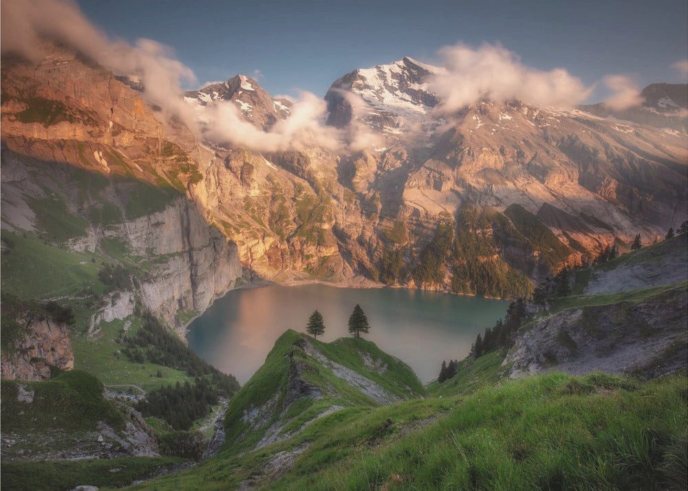 Fototapete Selbstklebend, "Oeschinensee"