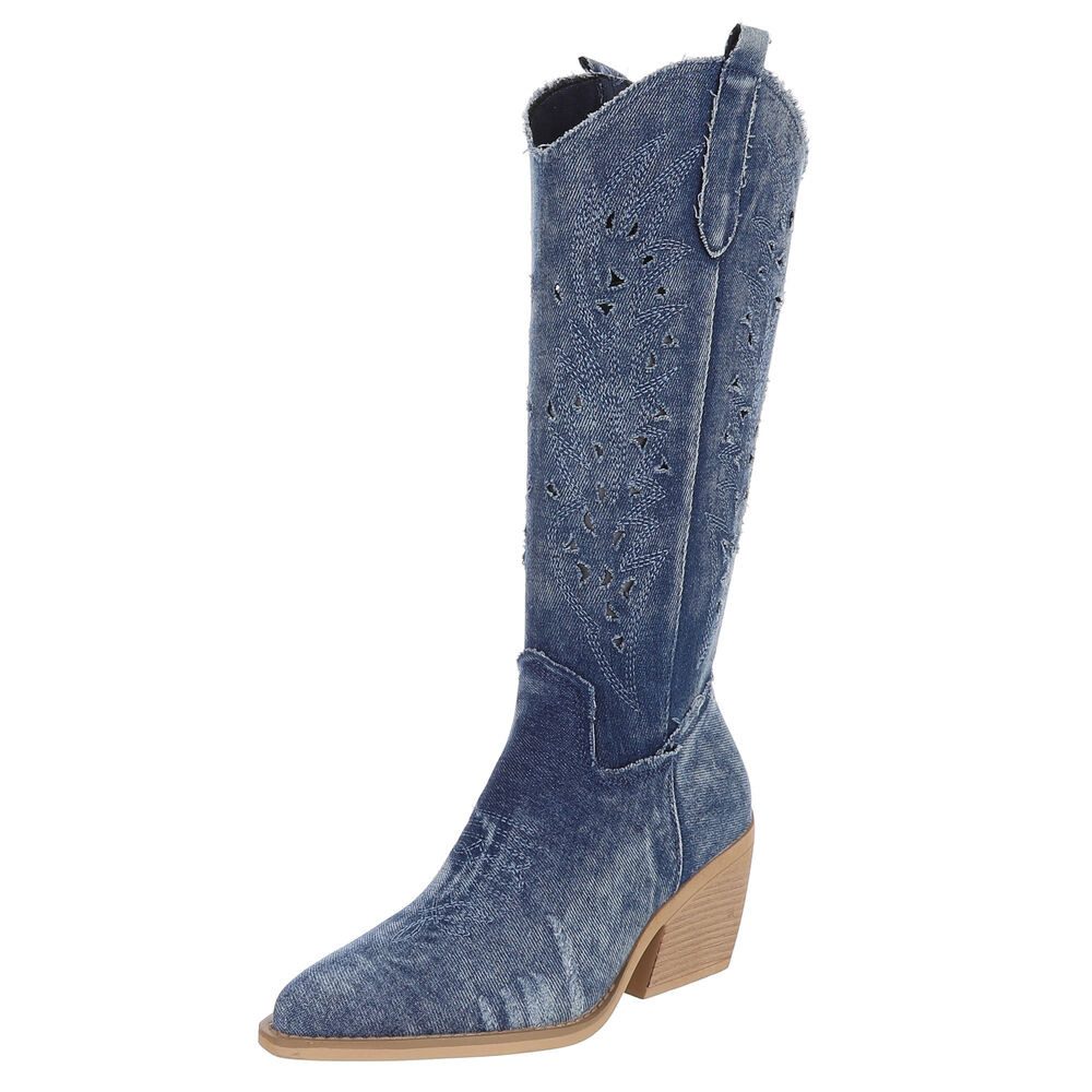 Ital-Design Damen Cowboyboots Western Sommerboots (88843826) günstig online kaufen