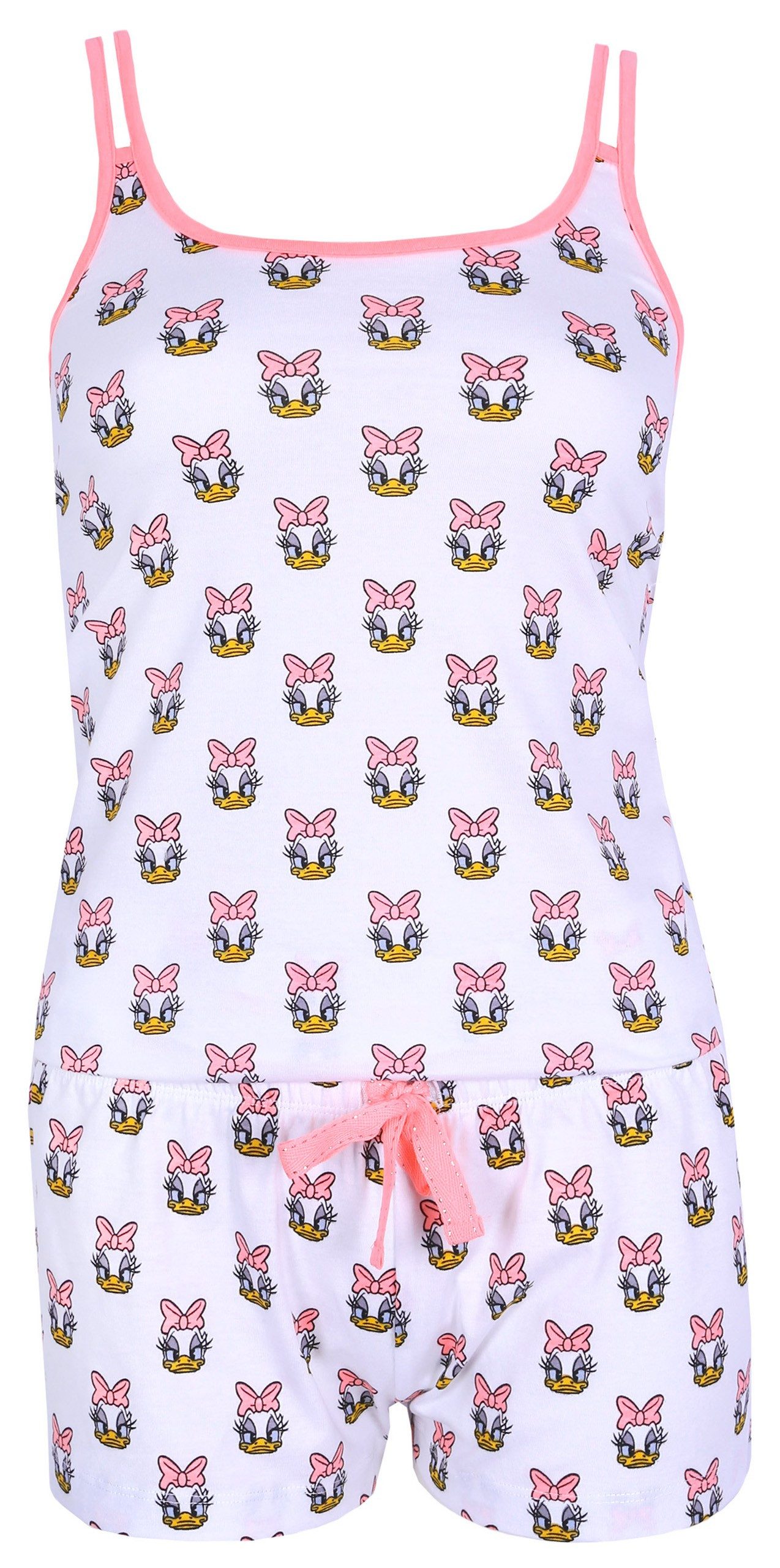 Disney Schlafanzug Weißer Schlafanzug mit Daisy DISNEY XXS