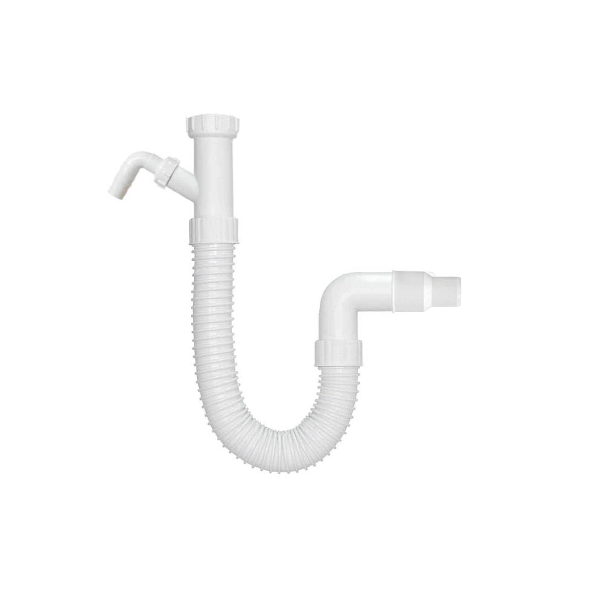 BigDean Siphon »Flexibler Siphon für Bad & Küchenspüle − Abflussrohr mit  Geruchsverschluss − Ablauf 1,5“ (1 1/2“) x 40mm − Röhrensiphon« online  kaufen | OTTO