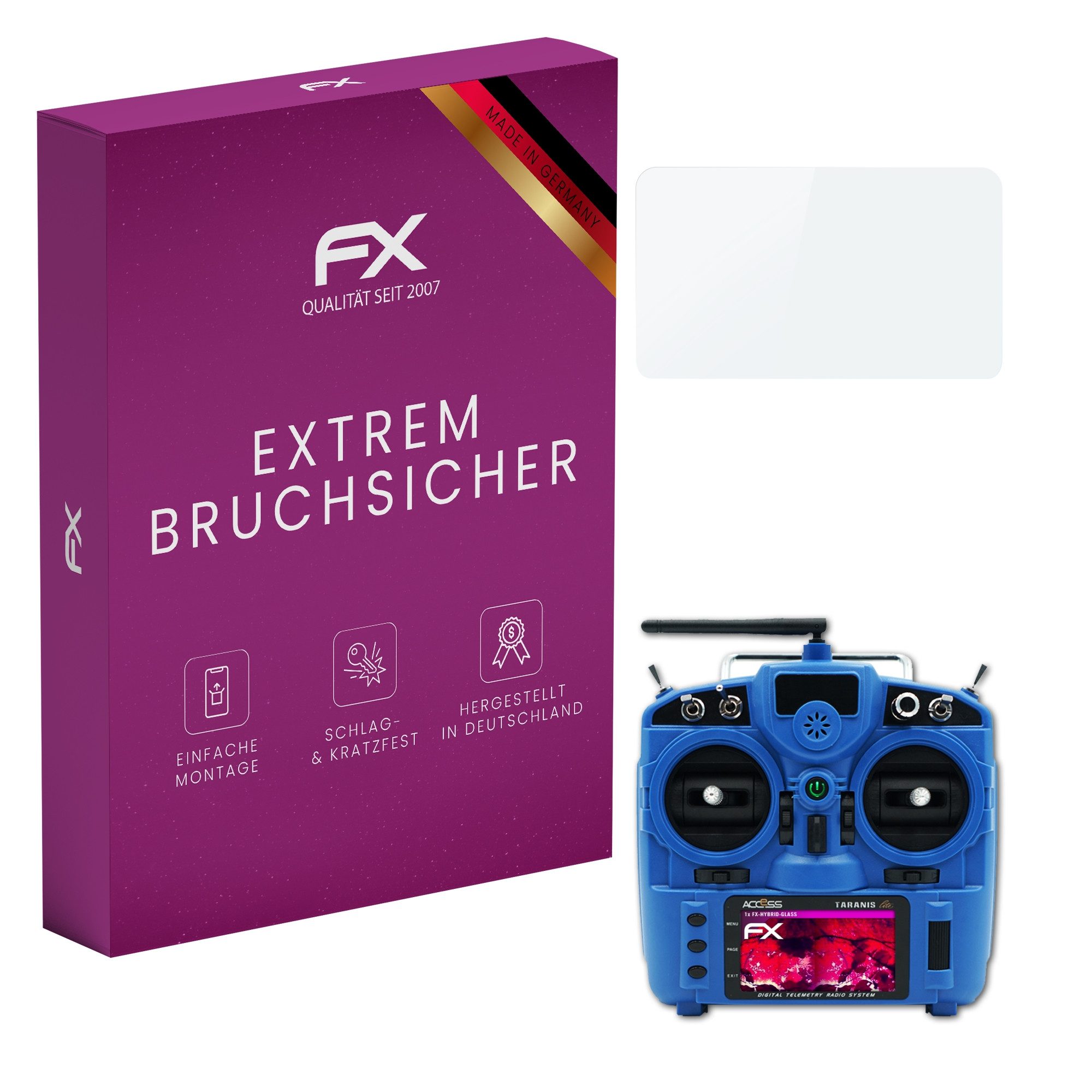 Schutzfolie Panzerglasfolie für FrSky Taranis X9 Lite