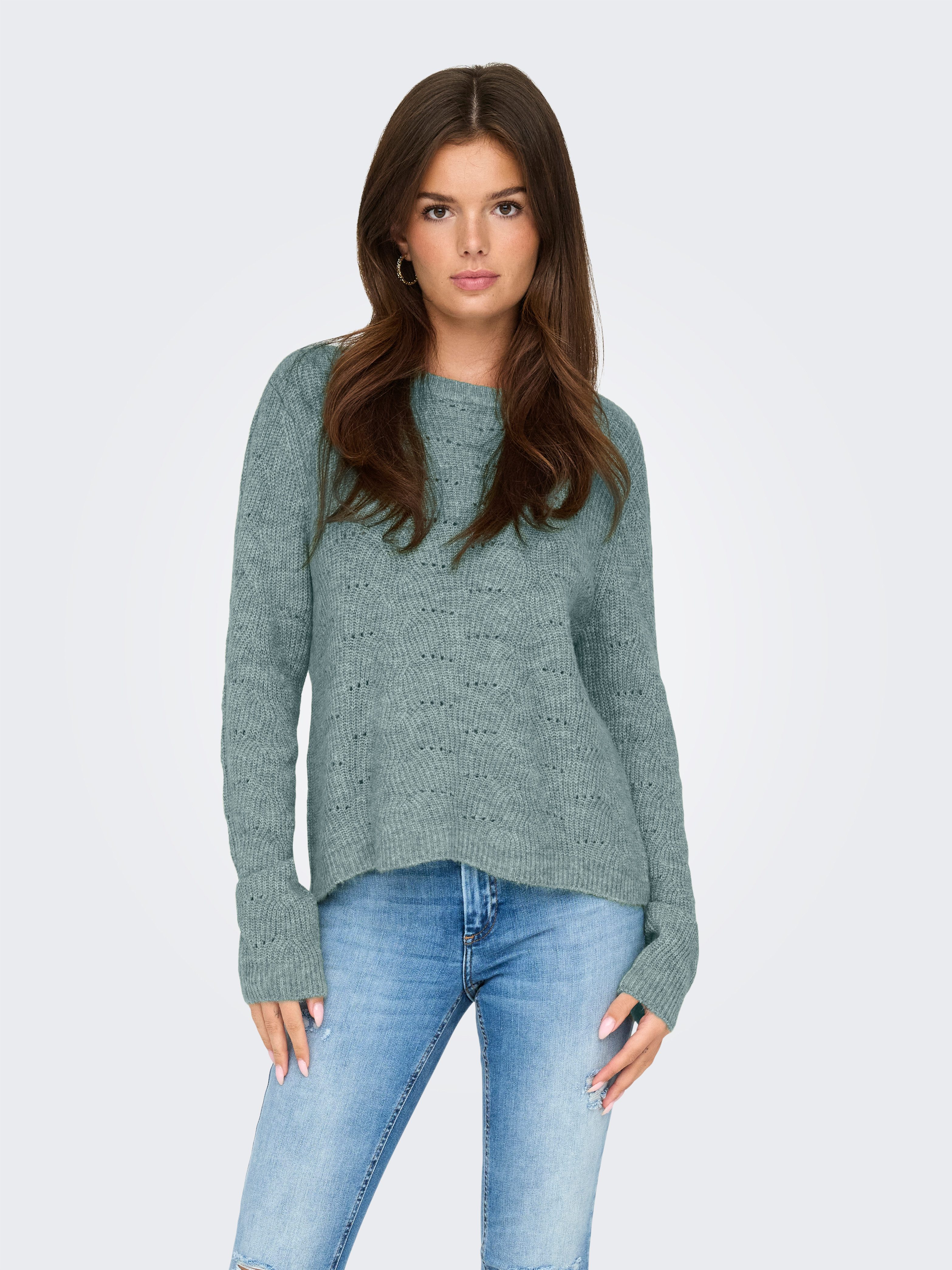 ONLY Rundhalspullover ONLLOLLI L/S PULLOVER KNT günstig online kaufen