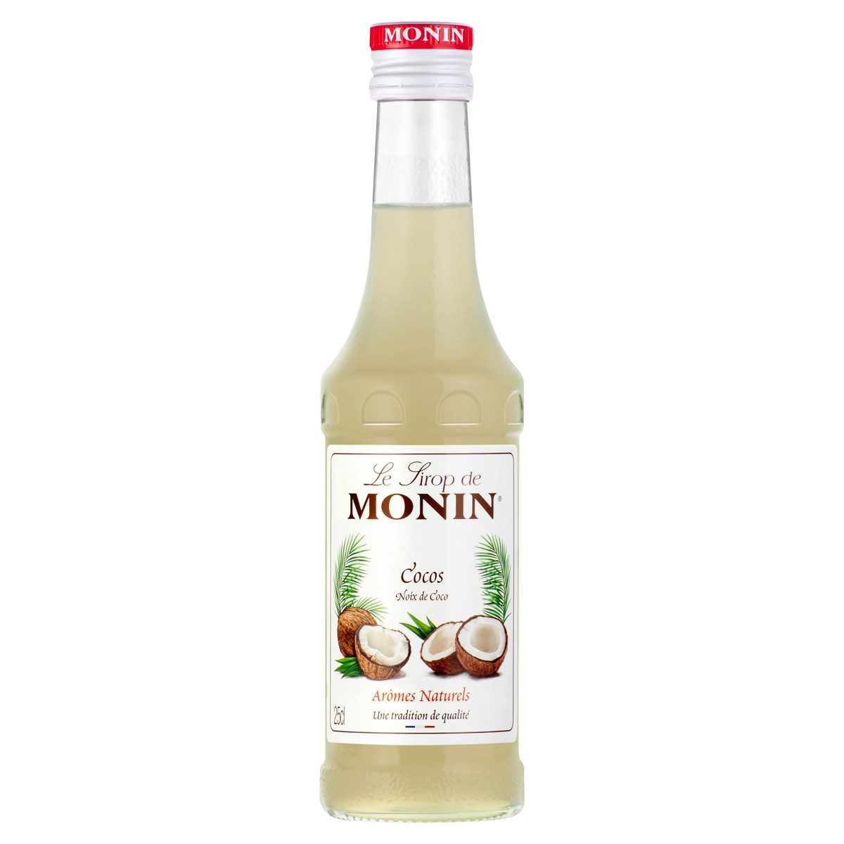 MONIN Getränke-Sirup, Monin Kokosnuss Sirup exotisch frischer Kokosnuss Geschmack 250ml