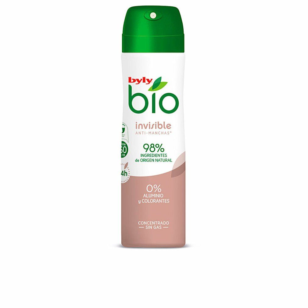 NATURAL deo BIO 75 Deo-Zerstäuber spray INVISIBLE Byly 0% ml