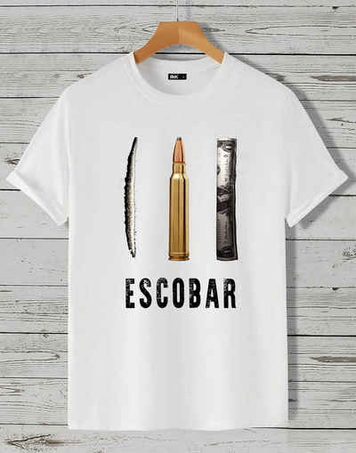 RMK T-Shirt Basic Rundhals Pablo Mexico Gangster Escobar