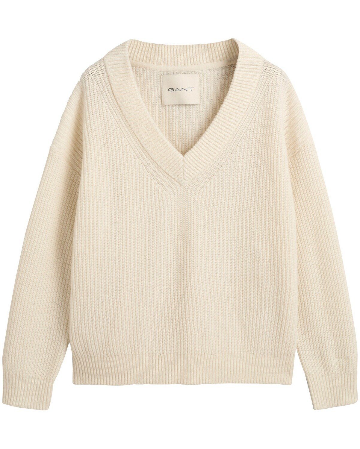 Gant Strickpullover V-Strukturpullover