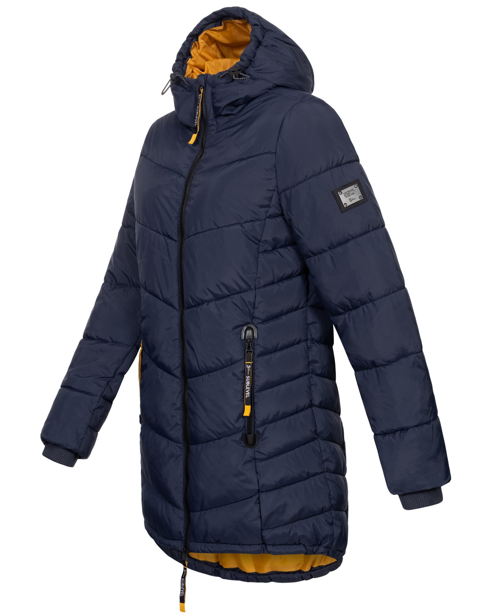 SUBLEVEL Steppjacke Damen Winter Jacke Mantel Parka Steppjacke Steppmantel Wintermantel