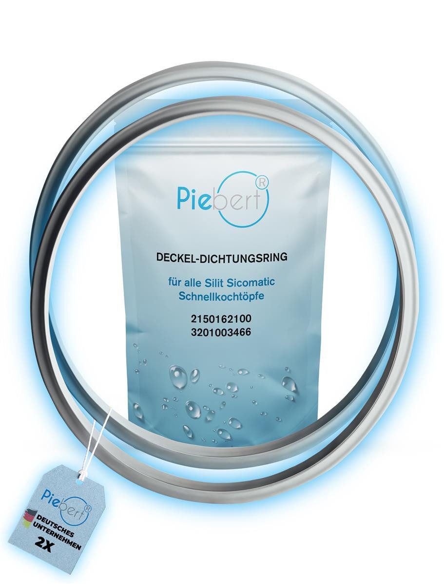 Piebert Schnellkochtopf-Dichtungsring 2x Piebert Dichtung 39154 22cm für Silit Sicomatic® Schnellkochtopf