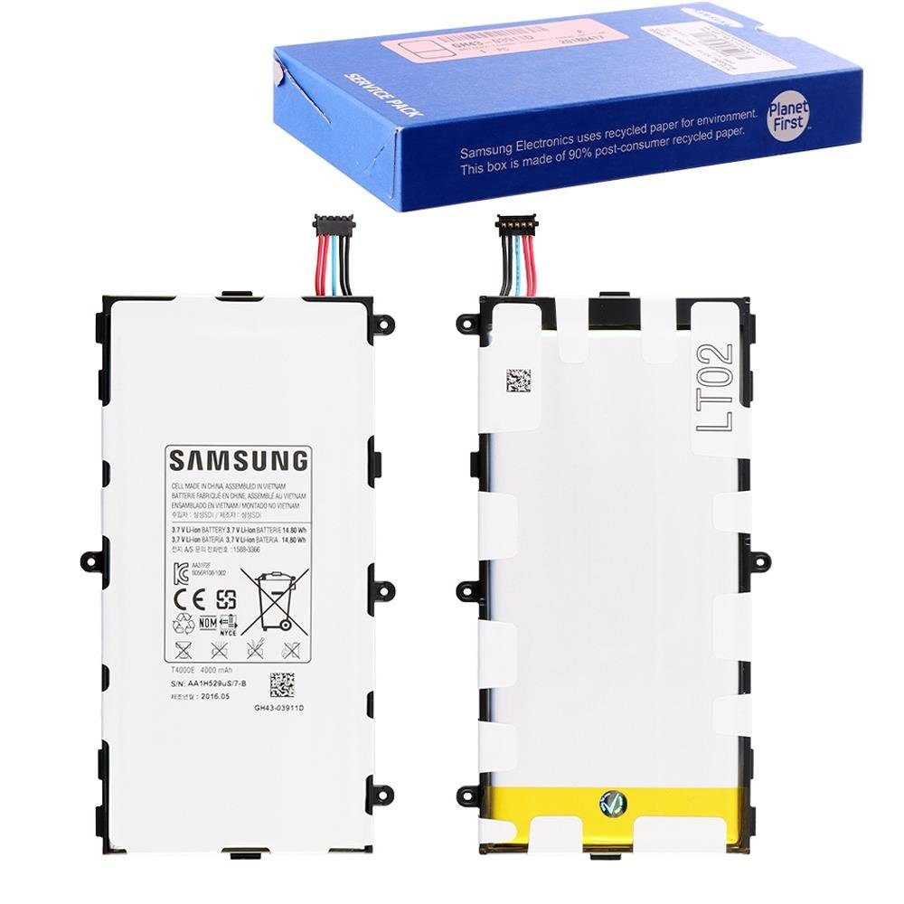Tab GH43-03911D T4000E Samsung Handy-Akku, Original Akku / 4000mAh T211 P3200 Batterie Battery T210 3 Galaxy ZMC 7.0