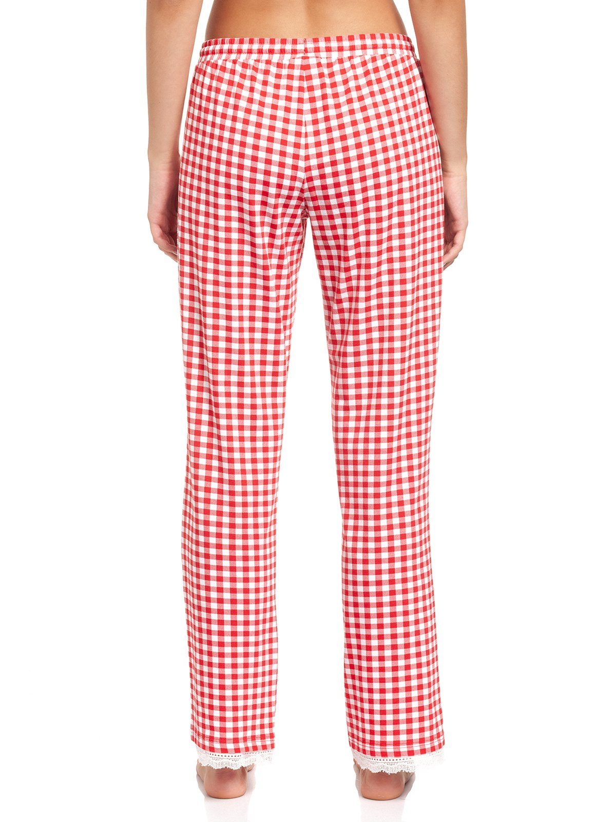 Plaid Deluxe Red Pussy Schlafshorts
