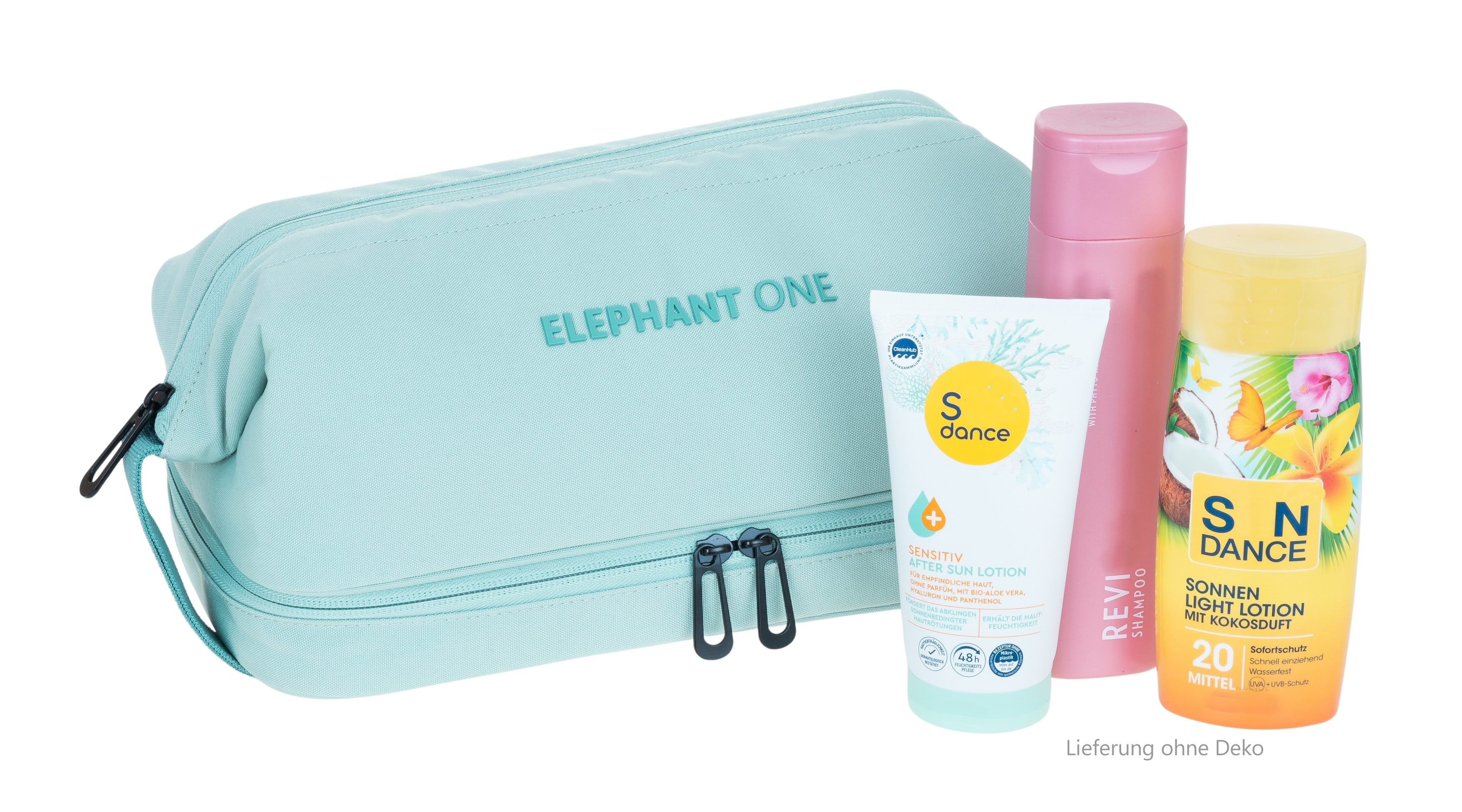 ELEPHANT Kulturbeutel Kulturtasche Bodenfach Innentaschen Washbag Kosmetiktasche, Reisetasche Sauna Sport Reise Toiletry Bag ONE 13113 – Bild 5 von 5