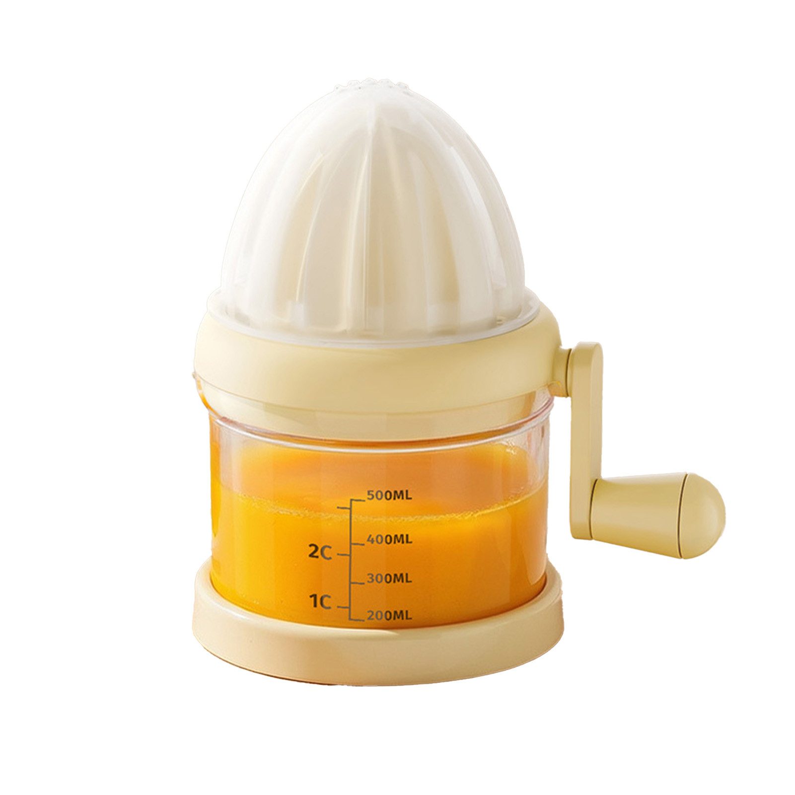 Jumpeak 2in1 Entsafter Zitronenpresse,Saftpresse,zitronenpresse handpresse,Küchenmaschine, 0 W, saftpresse manuell,Küchenutensilien,Mit Deckel/Ohne Deckel,2Farben