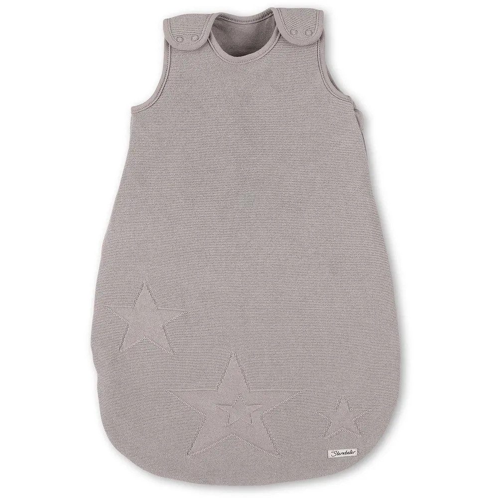 Sterntaler® Babyschlafsack Sterntaler Strick-Schlafsack 70cm hellgrau