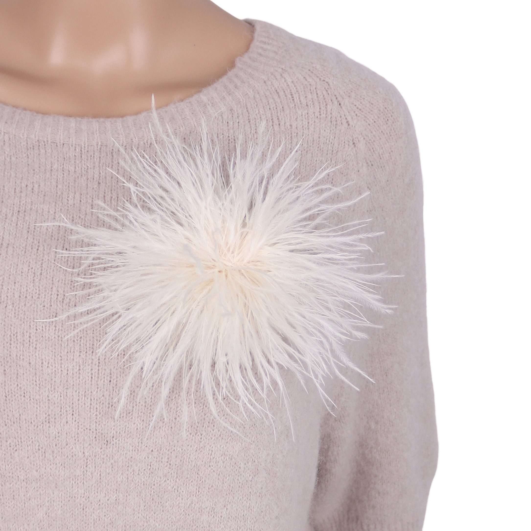 MIRROSI Brosche Edler Federbrosche, Feder-Anstecker im Boho-Vintage Stil, A günstig online kaufen