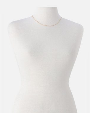 Pernille Corydon Kette ohne Anhänger Solar Halskette Damen 45 cm, Silber 925, 18 Karat vergoldet