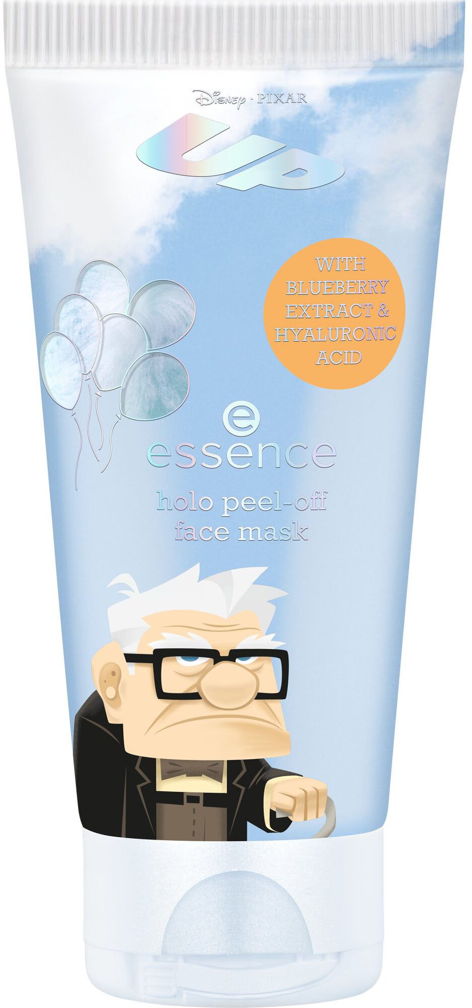 Essence Gesichtsmaske Disney Pixar Up holo peel-off face mask Set, 3-tlg., mit Halo-Effekt