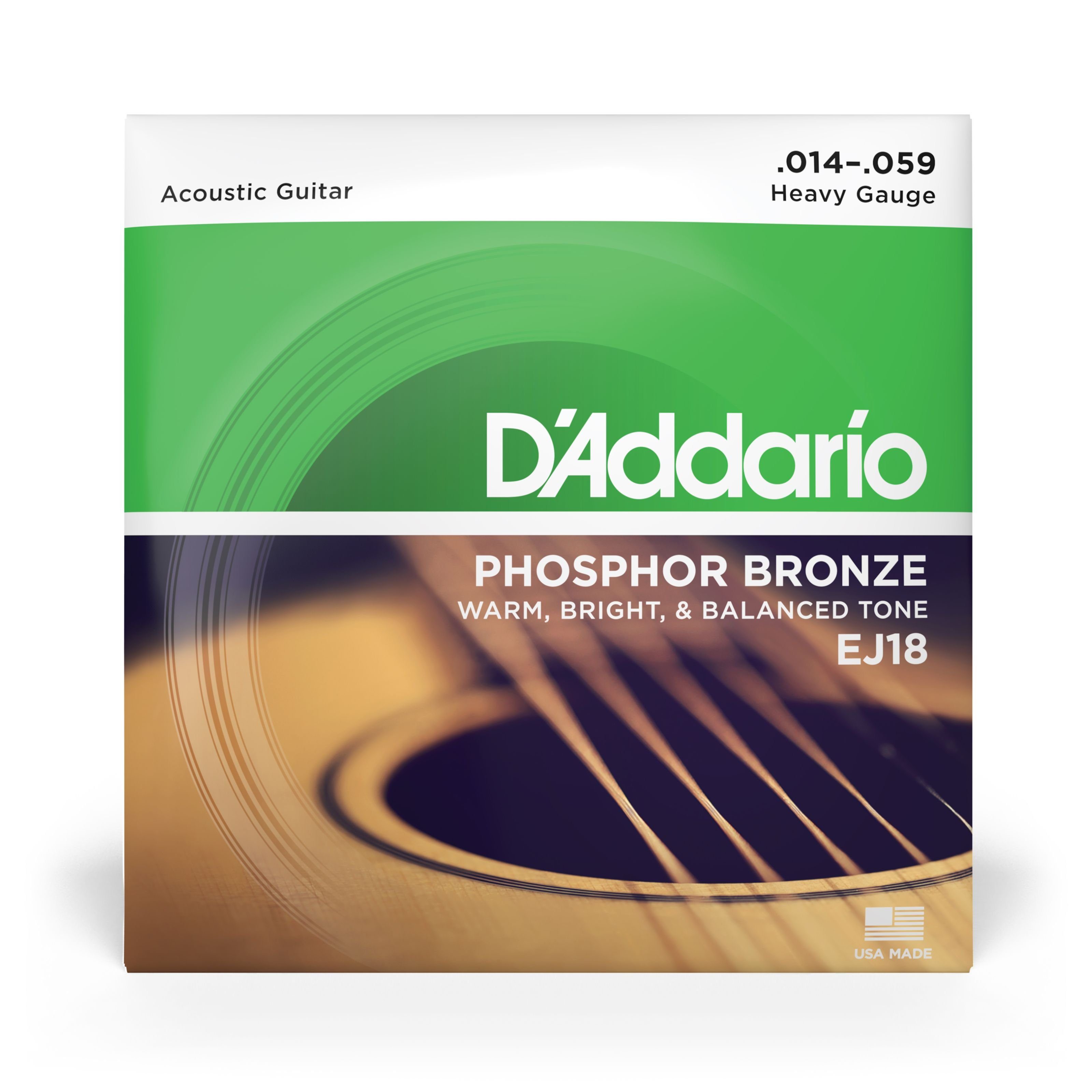 Daddario Saiten, A-Git.Saiten EJ18 14-59 Phosphor Bronze - Westerngitarrensaiten