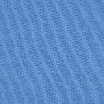SCHÖNER LEBEN. Stoff Baumwolljersey Organic Bio Jersey einfarbig blau 1,5m Breite, allergikergeeignet