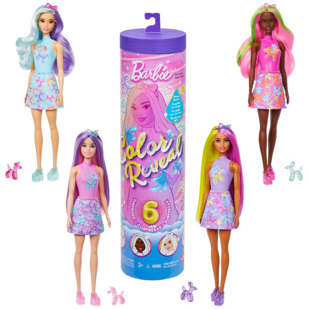Mattel® Anziehpuppe Barbie Color Reveal Balloon Animals Serie günstig online kaufen