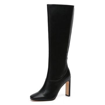 Giaro Giaro Dania Black Matte Stiefel Schwarz - Elegante High-Heels - Kniestiefel mit hohem Absatz High-Heel-Stiefel Vegan