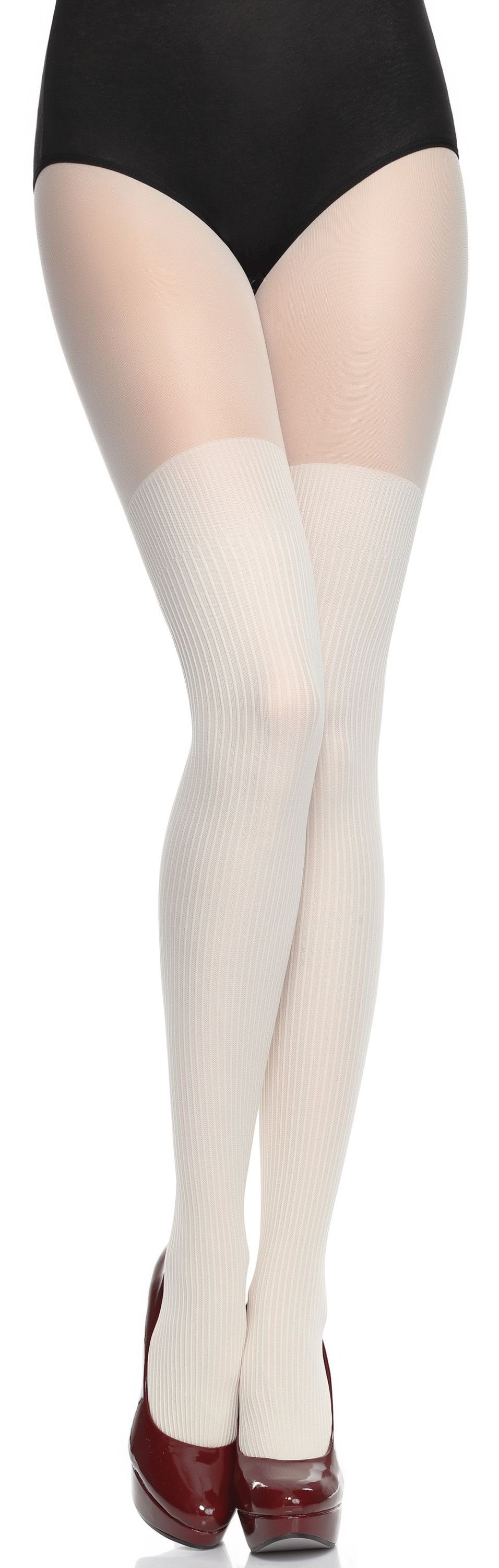 Merry Style Strumpfhose Damen Strumpfhose MS 387 40 DEN (1 St) Ecru