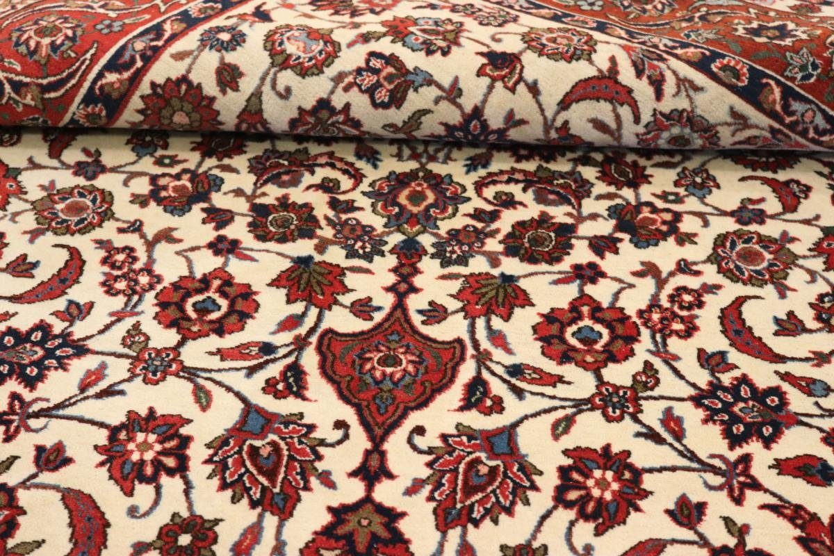 Orientteppich Isfahan 144x209 8 mm / Nain Trading, Höhe: Perserteppich, Orientteppich Handgeknüpfter rechteckig