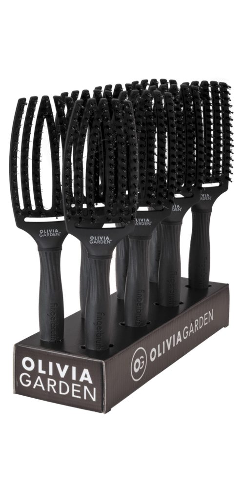 OLIVIA GARDEN Haarbürste Olivia Garden Fingerbrush Care Display 8st