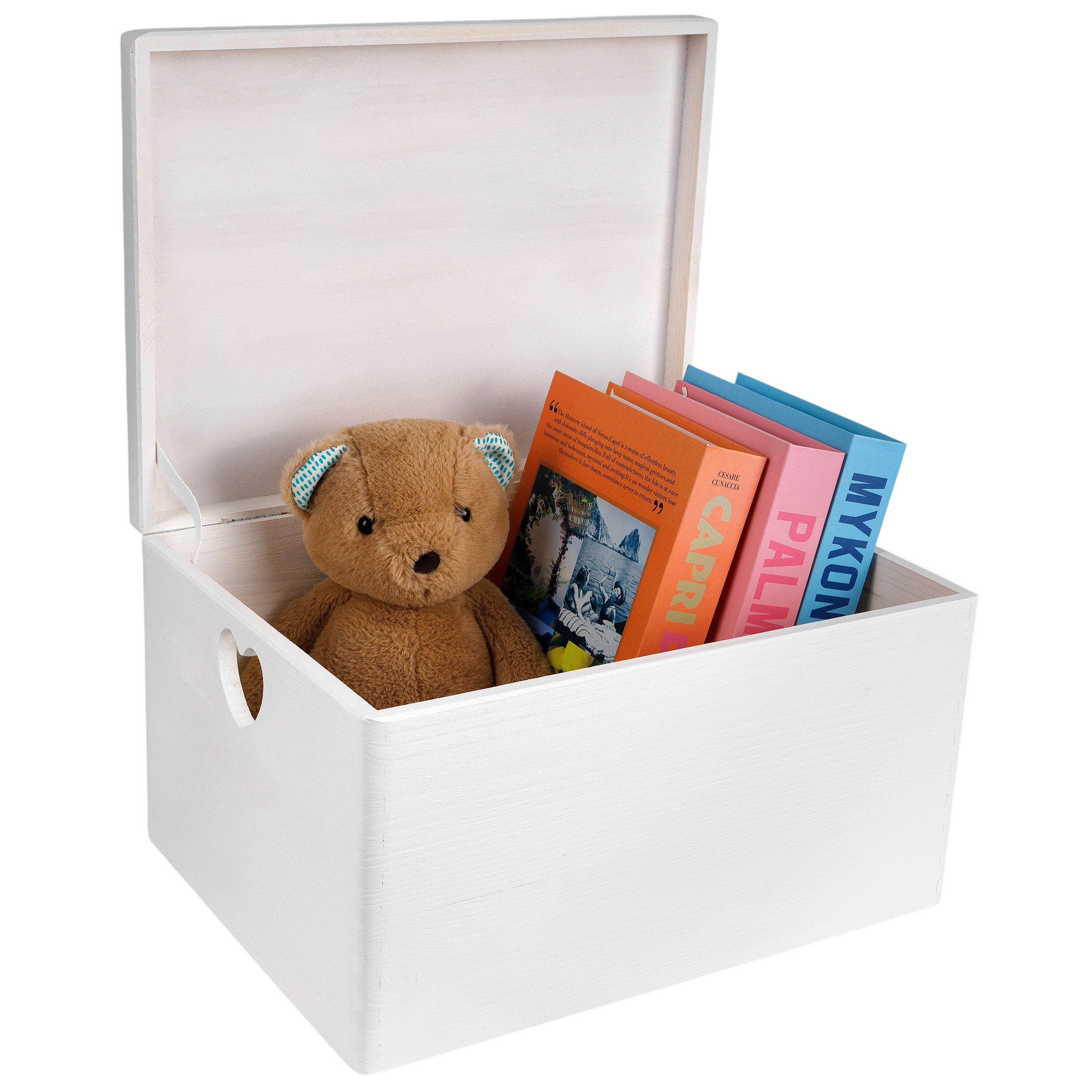 Creative Deco Aufbewahrungsbox Holzkiste Obstkiste Korb ohne Deckel