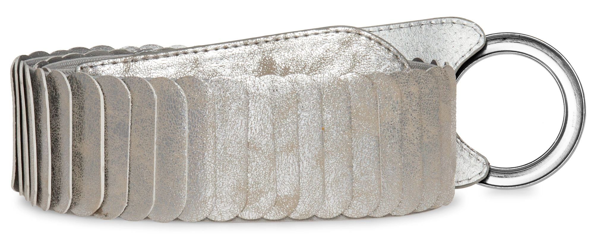 Caspar Taillengürtel GU300 Damen elastischer breiter Stretch Gürtel günstig online kaufen