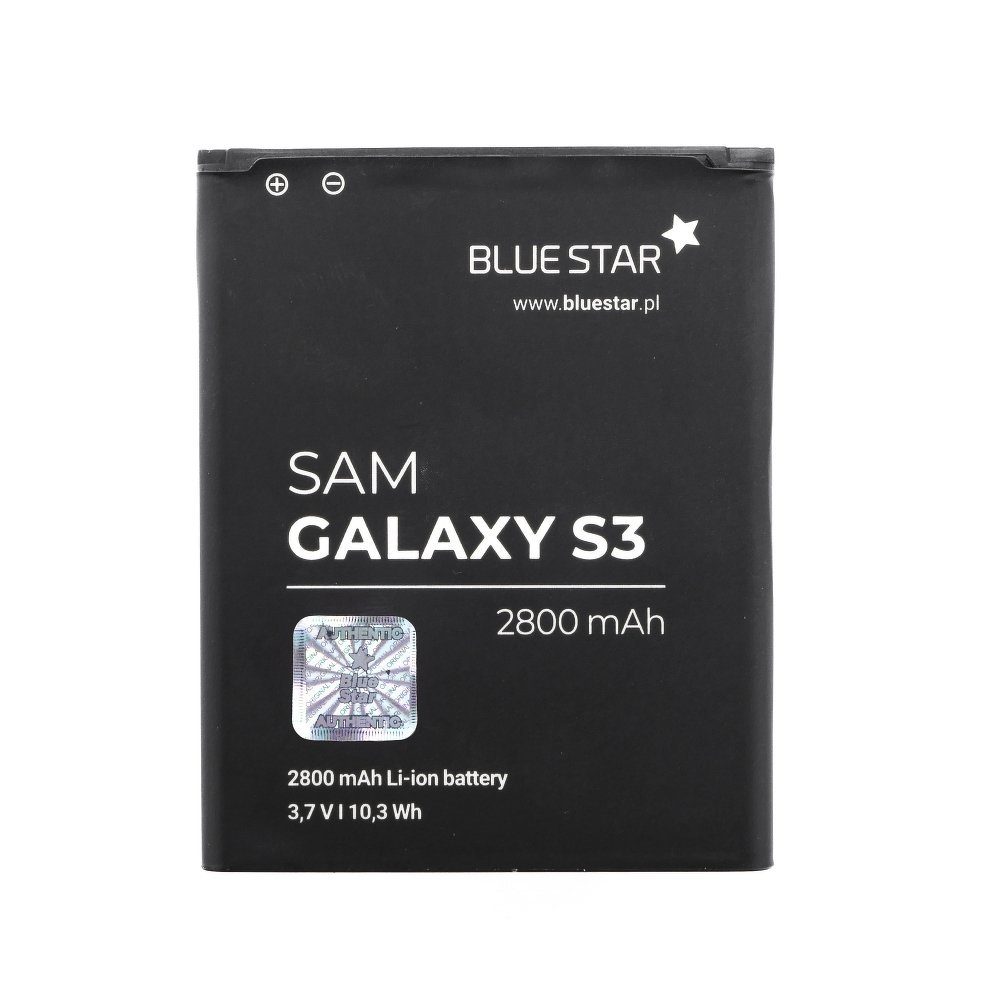 kompatibel Akku Batterie mit Galaxy Smartphone-Akku Ersatz EB-L1G6LLK, S3 I9300 BlueStar 2800 Samsung Austausch EB-L1G6LLZ mAh