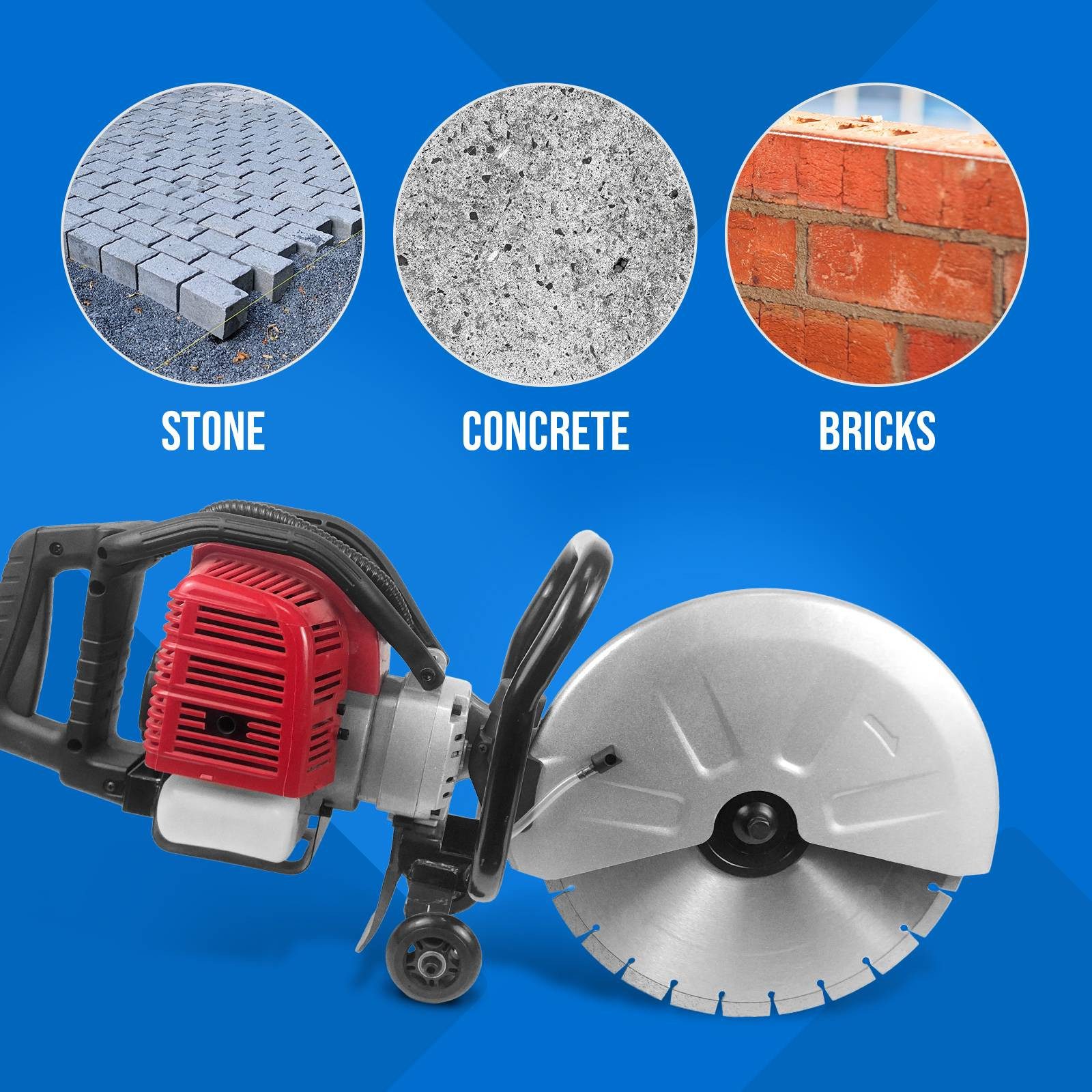 MSW Trennschleifer Benzin-Betonsäge Betonschneidemaschine Beton-Schneider Ø günstig online kaufen