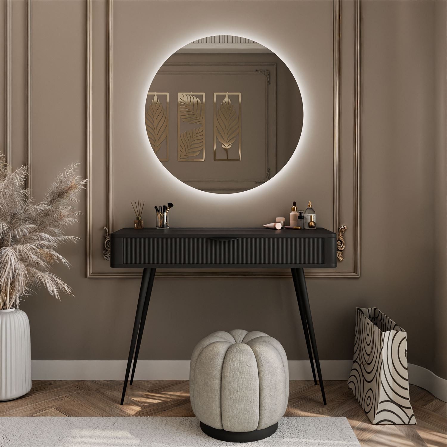 Lookway Konsolentisch SCARLETT mit Schublade und Metallfüße (1x Konsole), B günstig online kaufen