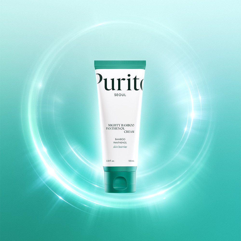 Purito Feuchtigkeitscreme MIGHTY BAMBOO PANTHENOL CREAM, Koreanischer Bambusextrakt spendet langanhaltende Feuchtigkeit