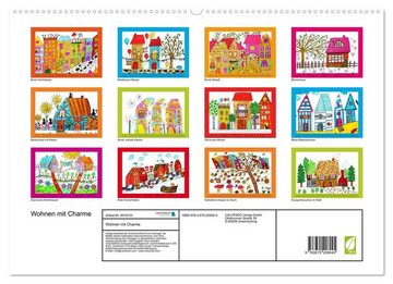 CALVENDO Wandkalender Wohnen mit Charme (Premium, hochwertiger DIN A2 Wandkalender 2023, Kunstdruck in Hochglanz)