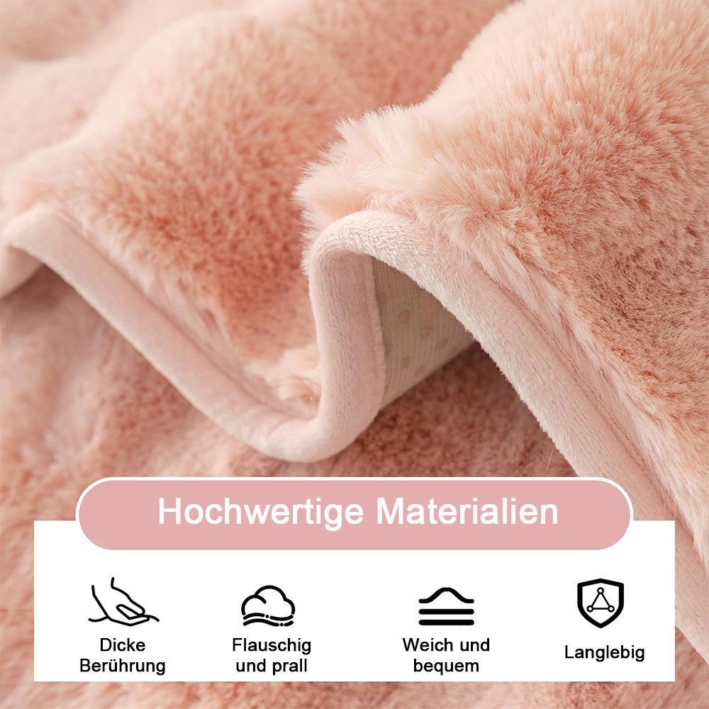 TUWENA Sofabezug Weicher und gemütlicher Sofabezug, rutschfester Plüsch-Sofabezug – Bild 3 von 5