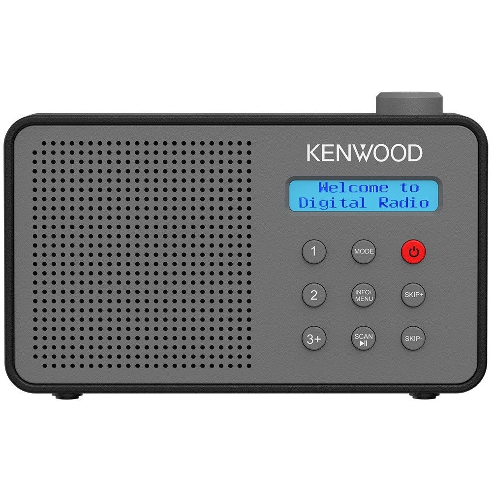Kenwood CR-M25DAB-H Kofferradio mit DAB/DAB+ grau Radio