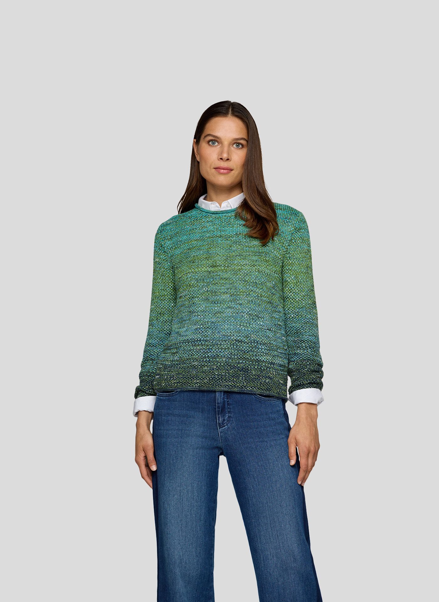 Rabe Strickpullover mit Farbverlauf günstig online kaufen