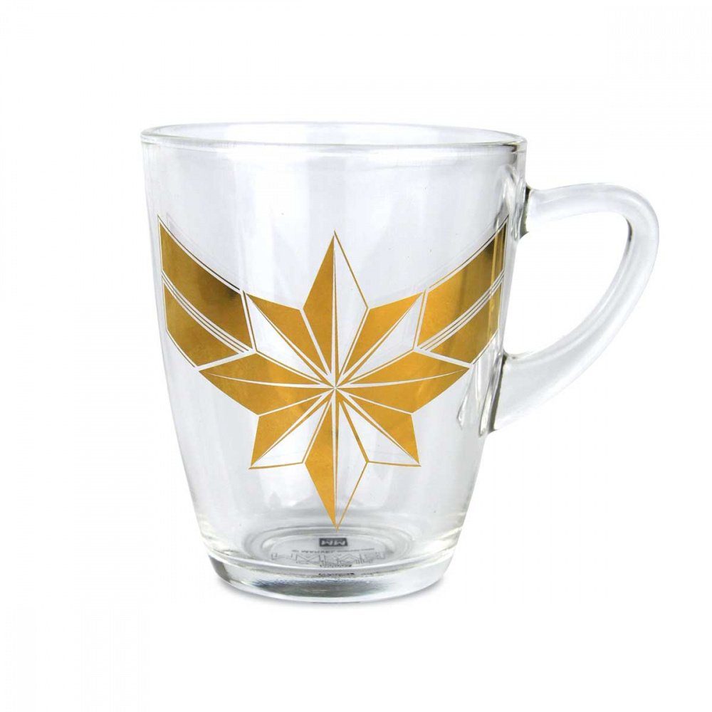 Glastasse Marvel - - Stor Glas Marvel Captain