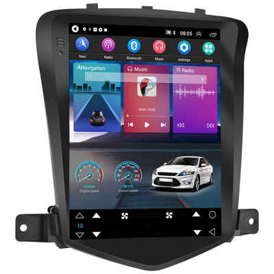 Hikity 9.7" Android 11 Apple Carplay DSP GPS NAVI Für Chevrolet Cruze 2008-15 Autoradio (FM Radio, Lenkradkontrolle, Bluetooth-Musik)