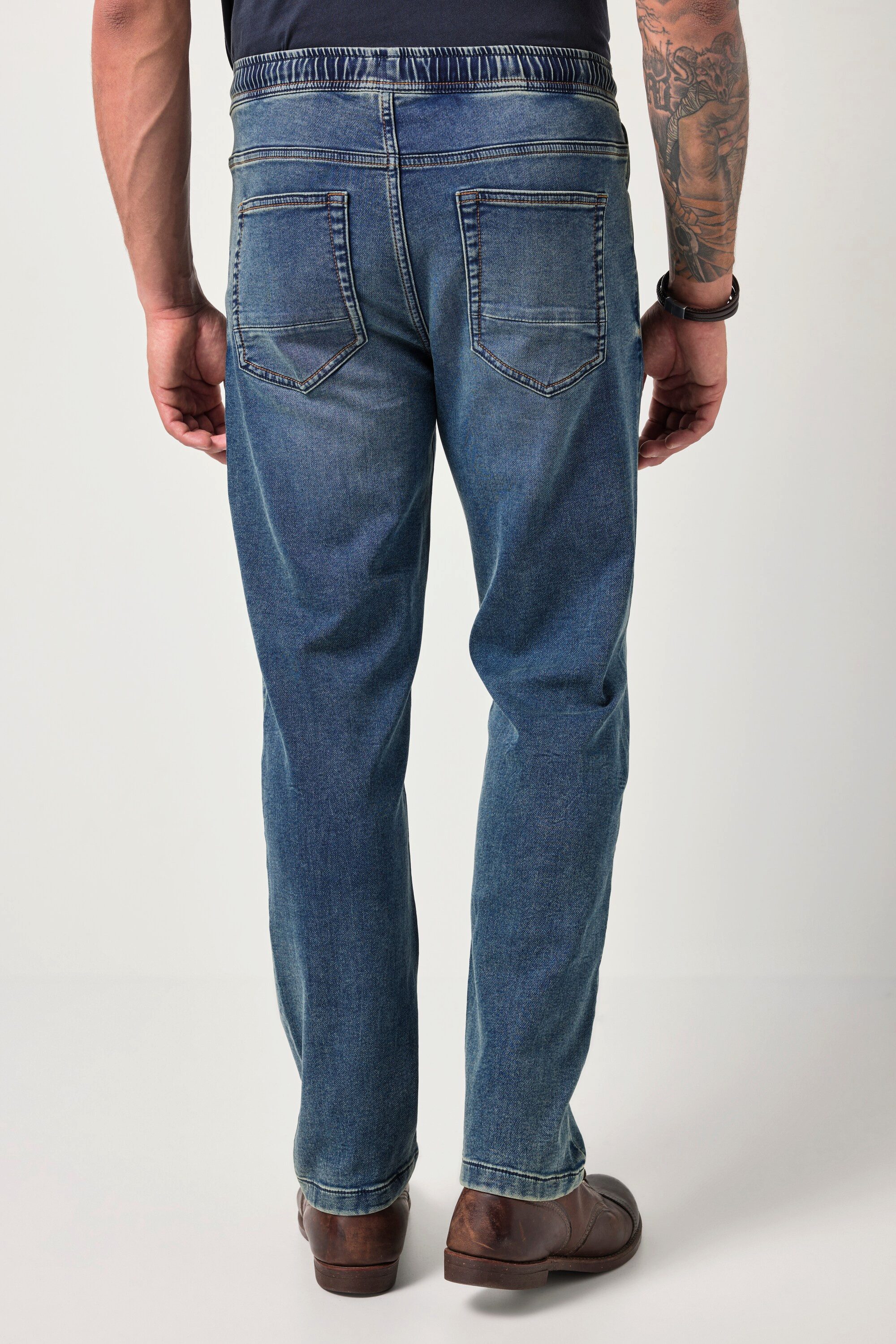 JP1880 5-Pocket-Jeans Jeans FLEXNAMIC® Denim Schlupfbund Straight Fit