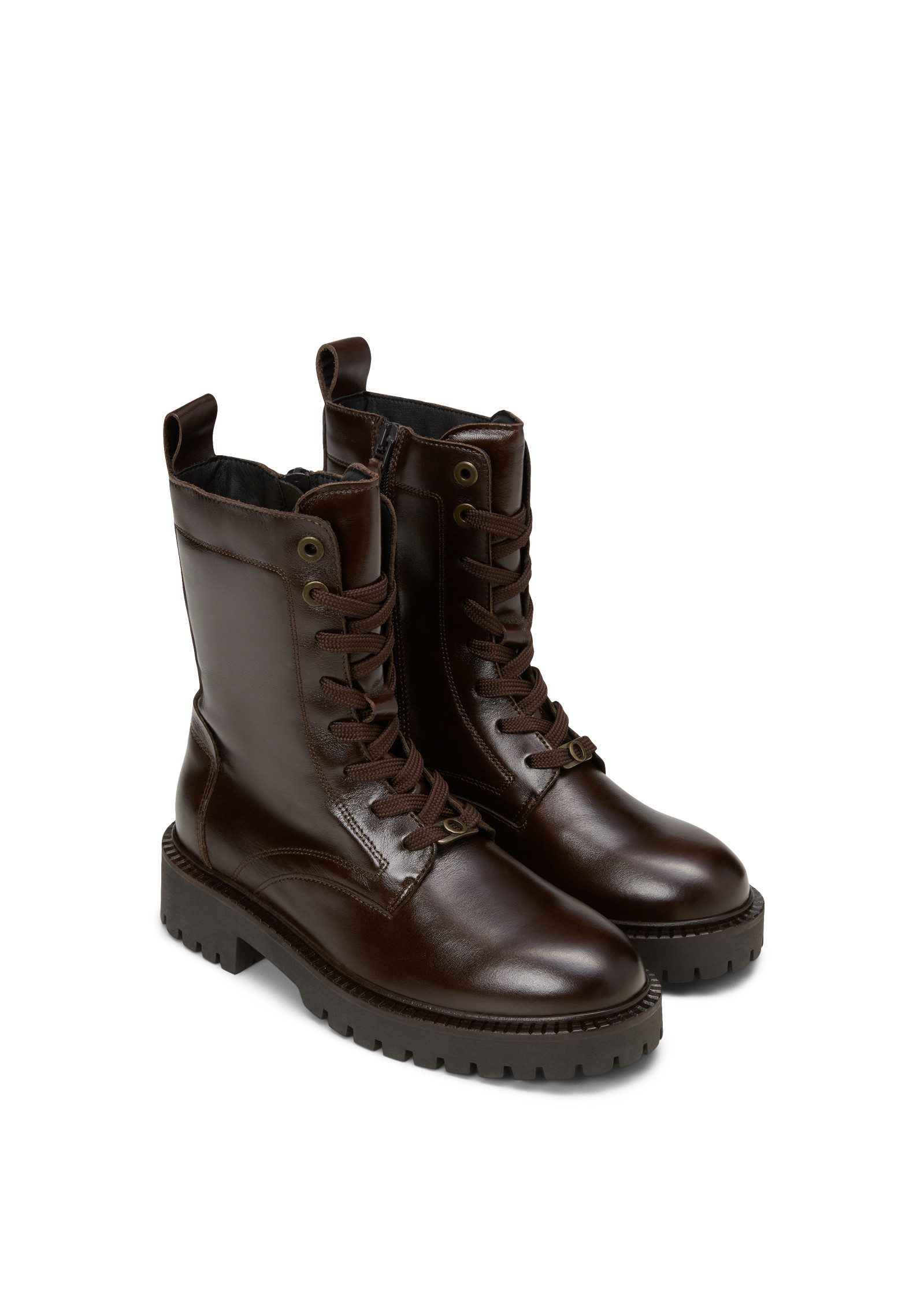 Marc O'Polo PHIA Schnürstiefelette Schnürboots, Blockabsatz, günstig online kaufen