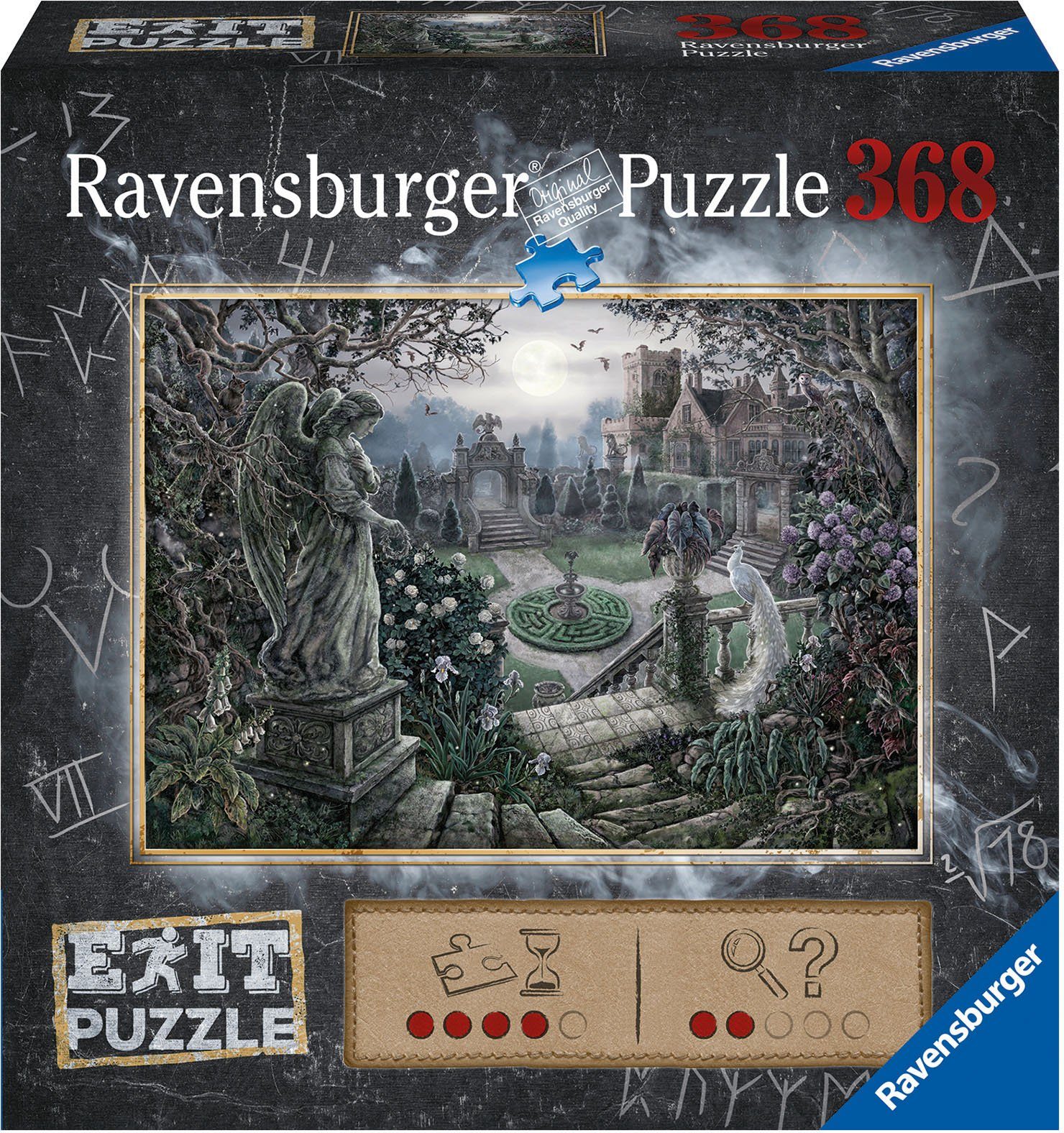 schützt Germany; Puzzle - weltweit 368 Made in Ravensburger Garten, FSC® Puzzleteile, Exit: Nachts im - Wald