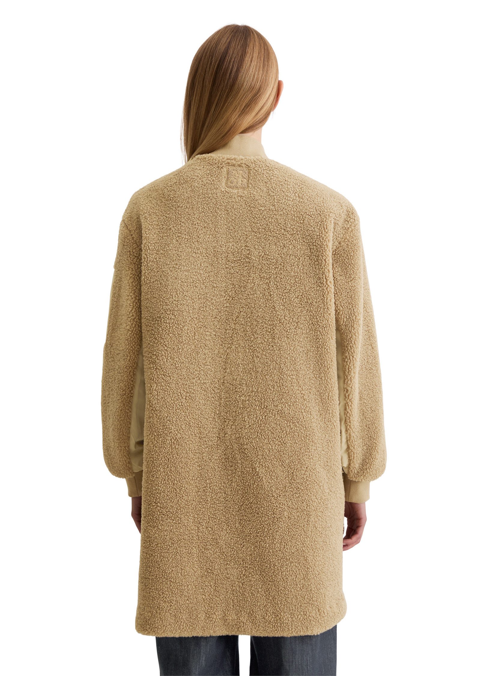 Marc O'Polo Kurzmantel aus weichem Curly-Plüsch